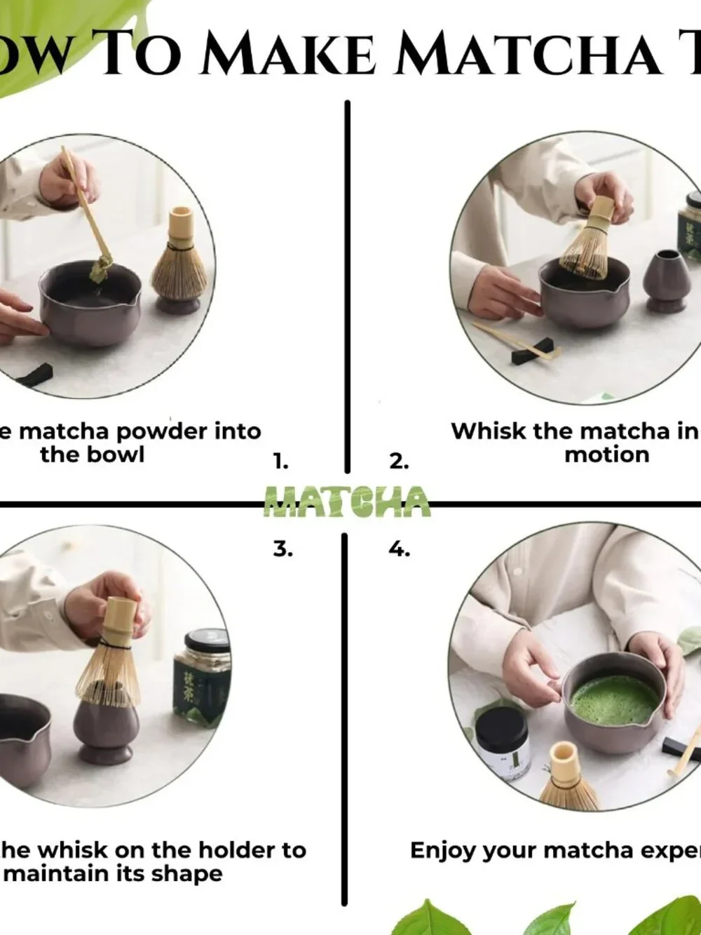 Japanese Ceramic Matcha Set, Bronze